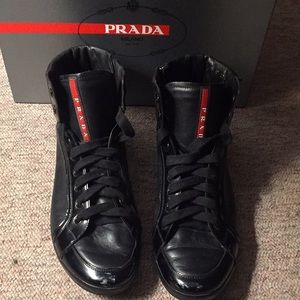 Prada Black Hitops